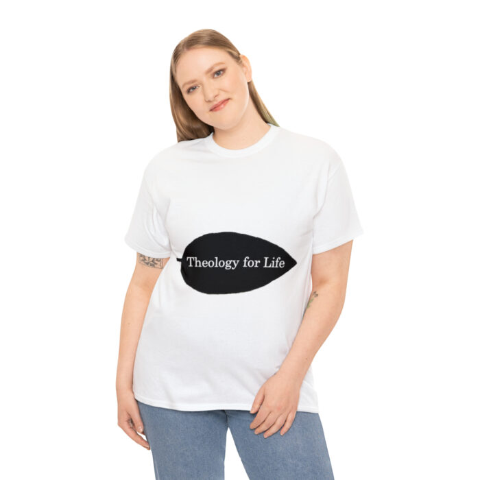 Theology for Life - Light Colors - Unisex Heavy Cotton Tee - Image 5