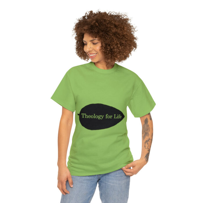 Theology for Life - Light Colors - Unisex Heavy Cotton Tee - Image 4