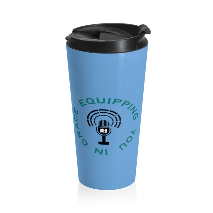Equipping You in Grace - Blue - Stainless Steel Travel Mug