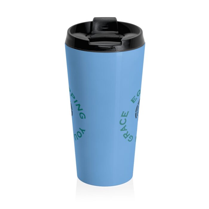 Equipping You in Grace - Blue - Stainless Steel Travel Mug - Image 3
