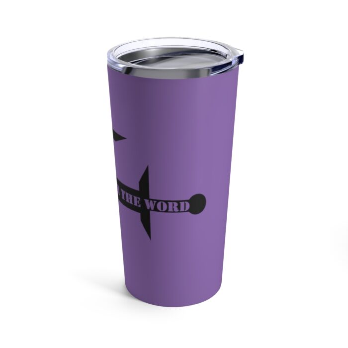 Contending for the Word - Lavender - Tumbler 20oz - Image 4