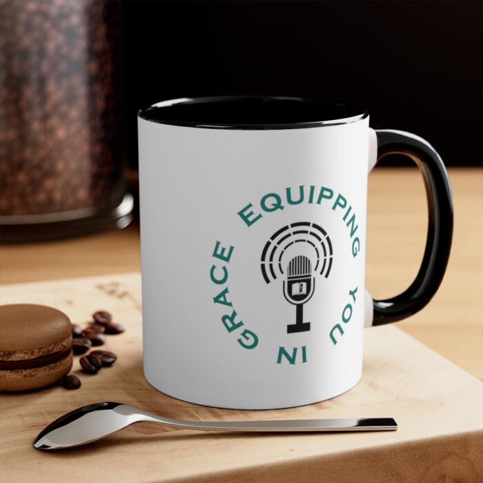 Equipping You in Grace - Accent Coffee Mug, 11oz - Image 8
