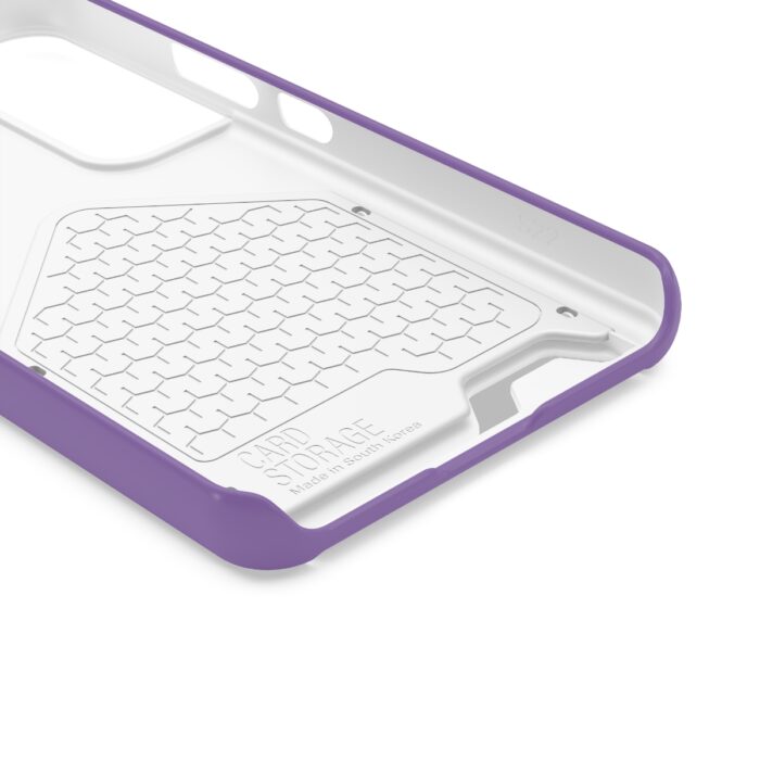 Spurgeon - Visit Many Good Books - Purple Samsung Galaxy S21- S22 Case with Card Holder - Image 7