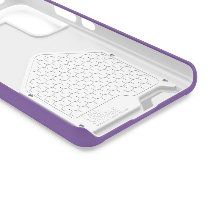 Spurgeon - Visit Many Good Books - Purple Samsung Galaxy S21- S22 Case with Card Holder - Image 31