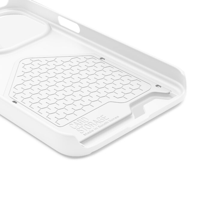 Calvin - Scripture is a Pair of Spectacles - White iPhone 13 Case with Card Holder - Image 19